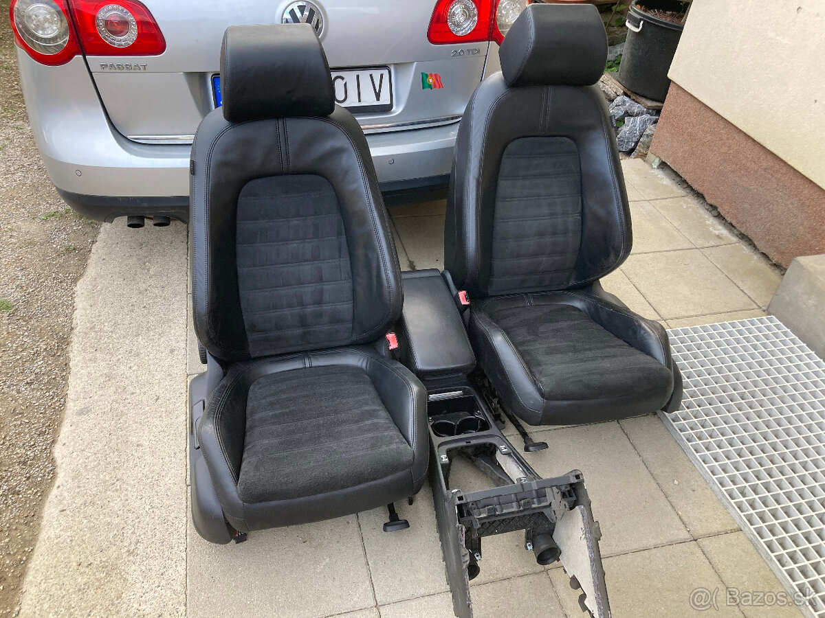 VW Passat B6 Alcantara interier, displeje a autosedačka
