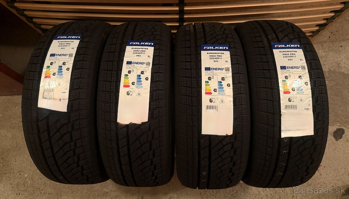 NOVÉ zimné pneumatiky Falken Eurowinter HS02 PRO 225/45 R17