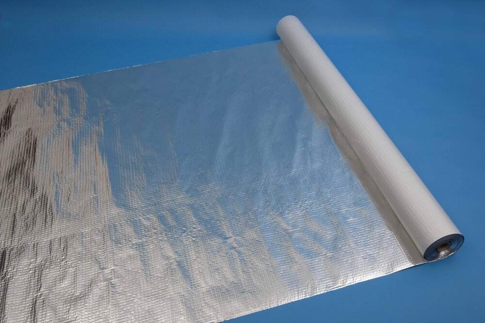 Parozábrana JUTAFOL REFLEX 150N AL 1,5x50 m (73 m2/bal)
