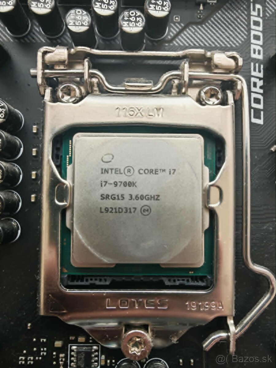 Intel Core i7-9700K 3,6GHZ