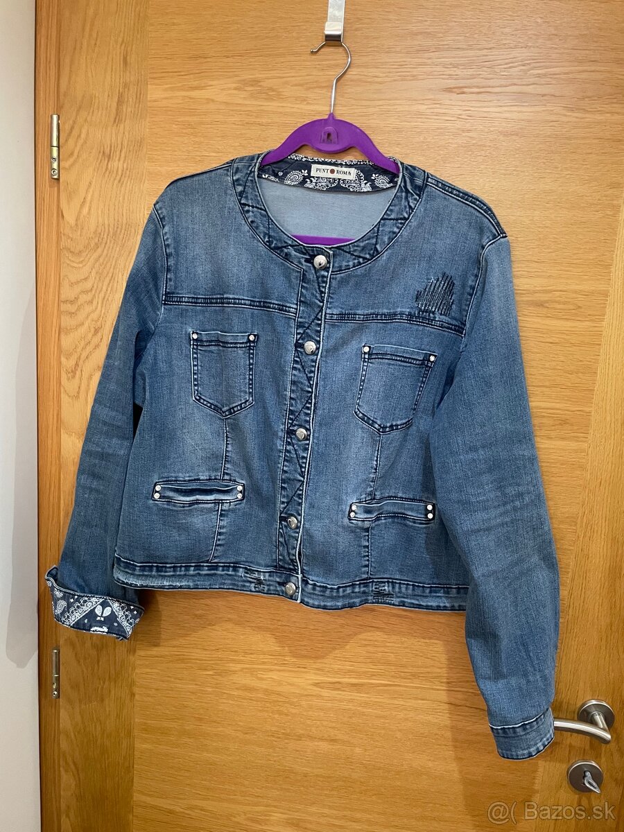 Dámska rifľová bunda + bonus