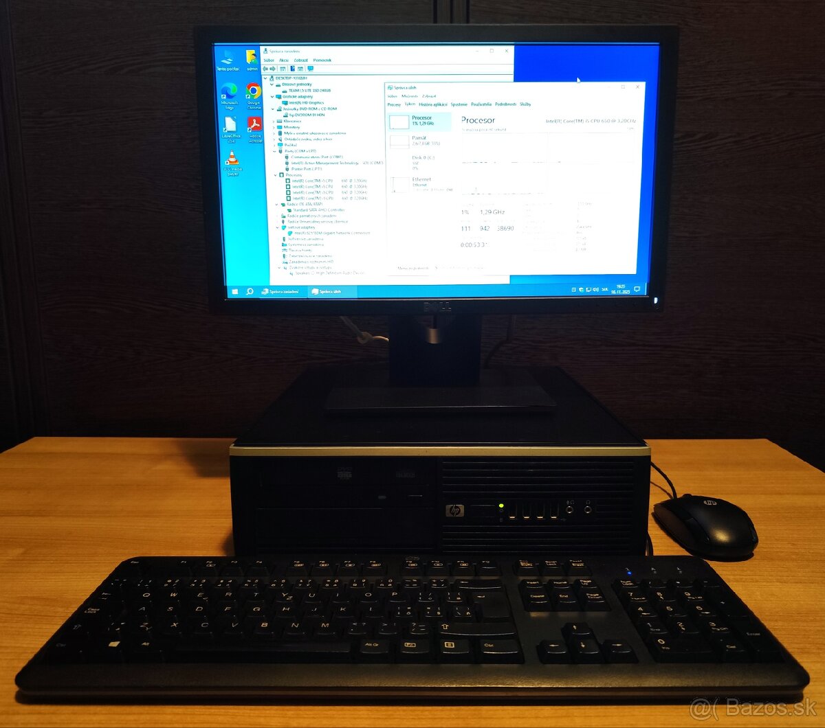 ✔️ Komplet počítač 4x2,2GHz +8GB ram+ SSD + LCD + zaruka