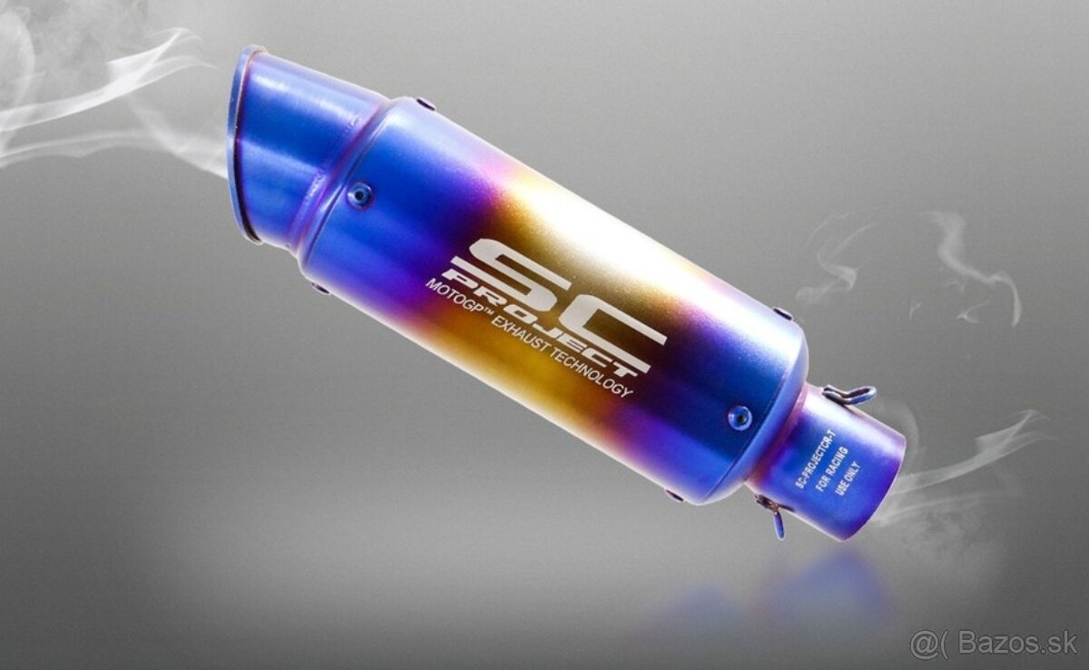Na  predaj  Športový ladený univerzálny nerezový moto výfuk