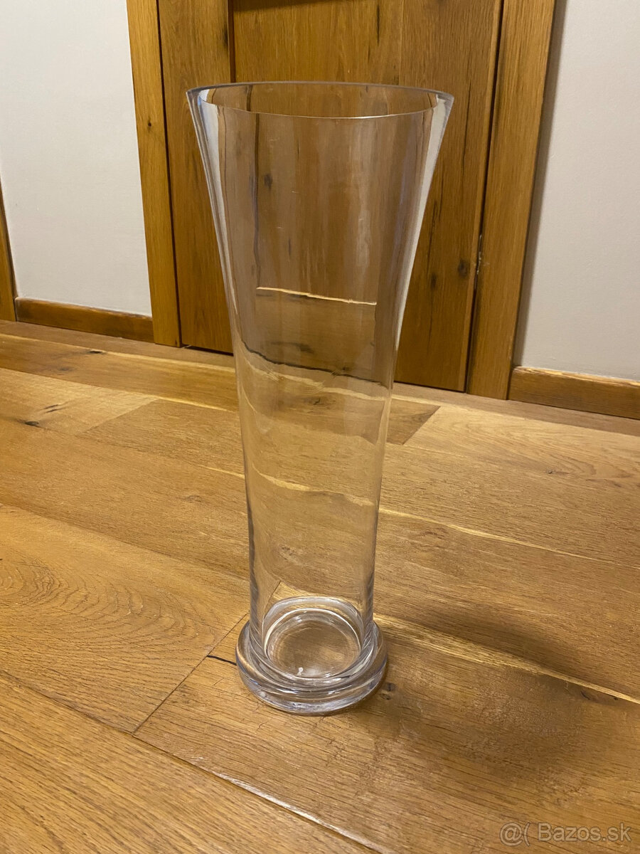 Vysoká 40cm - sklenená váza