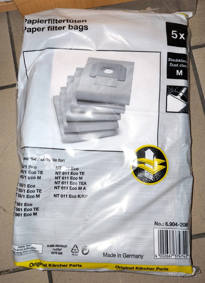 Vrecka do vysavaca Kärcher no. 6.904-208