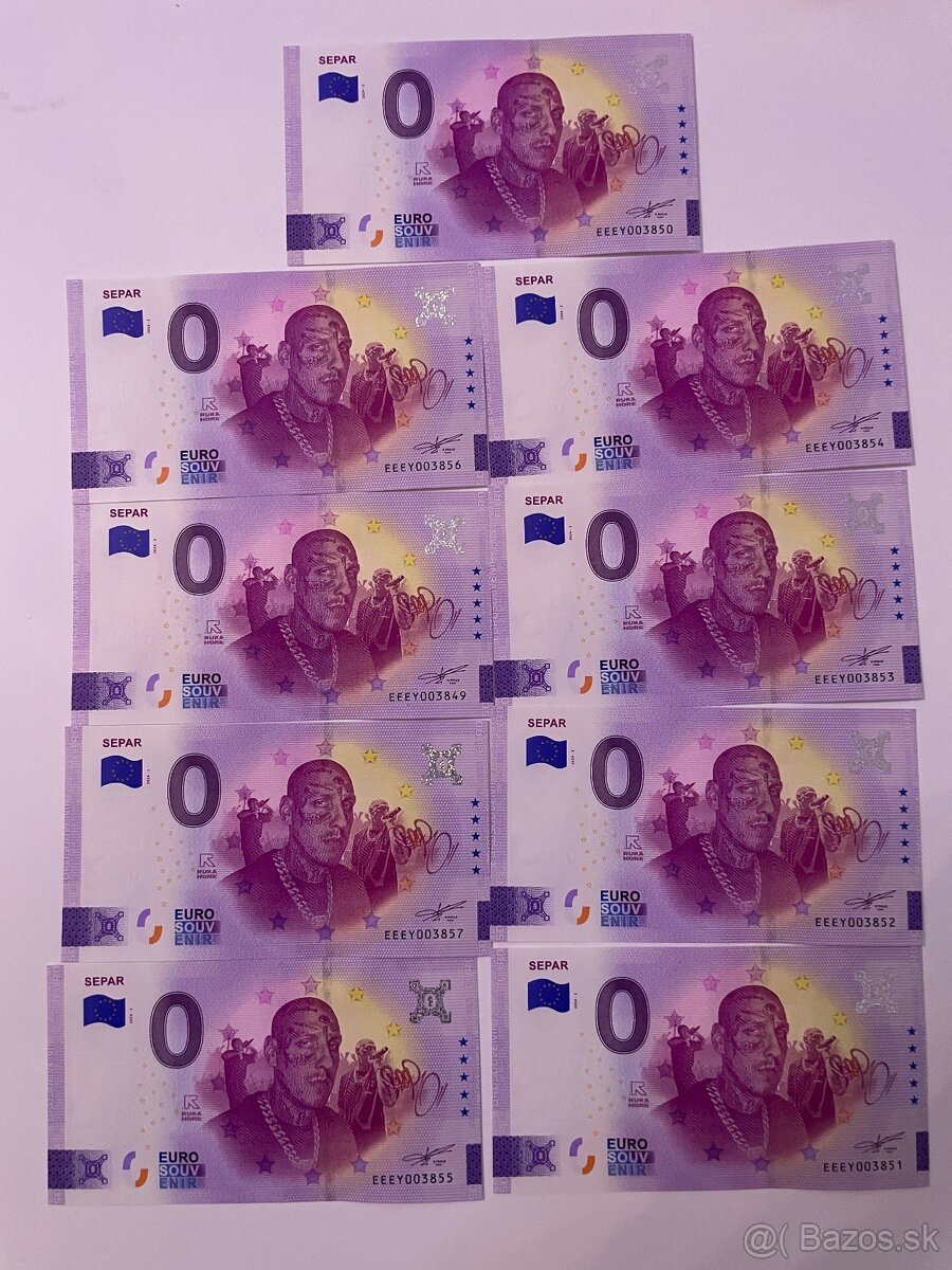 Separ 0€ bankovka