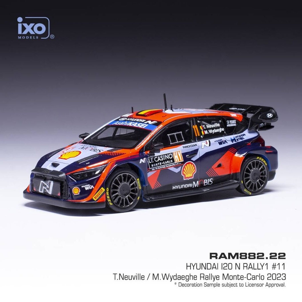 Modely Hyundai i20 N Rally1 1:43 IXO