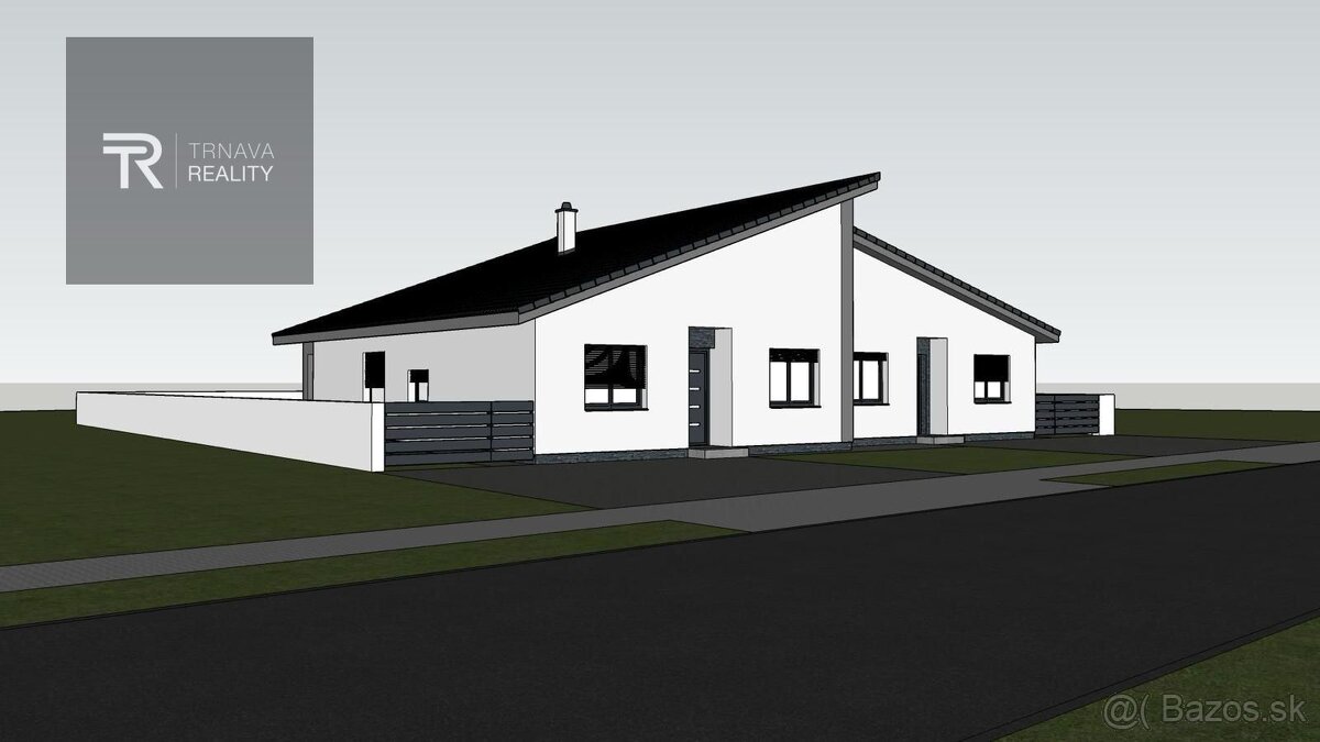 MOŽNOSŤ VIDIEŤ - Novostavba 4-izbového RD obec Červeník, ok