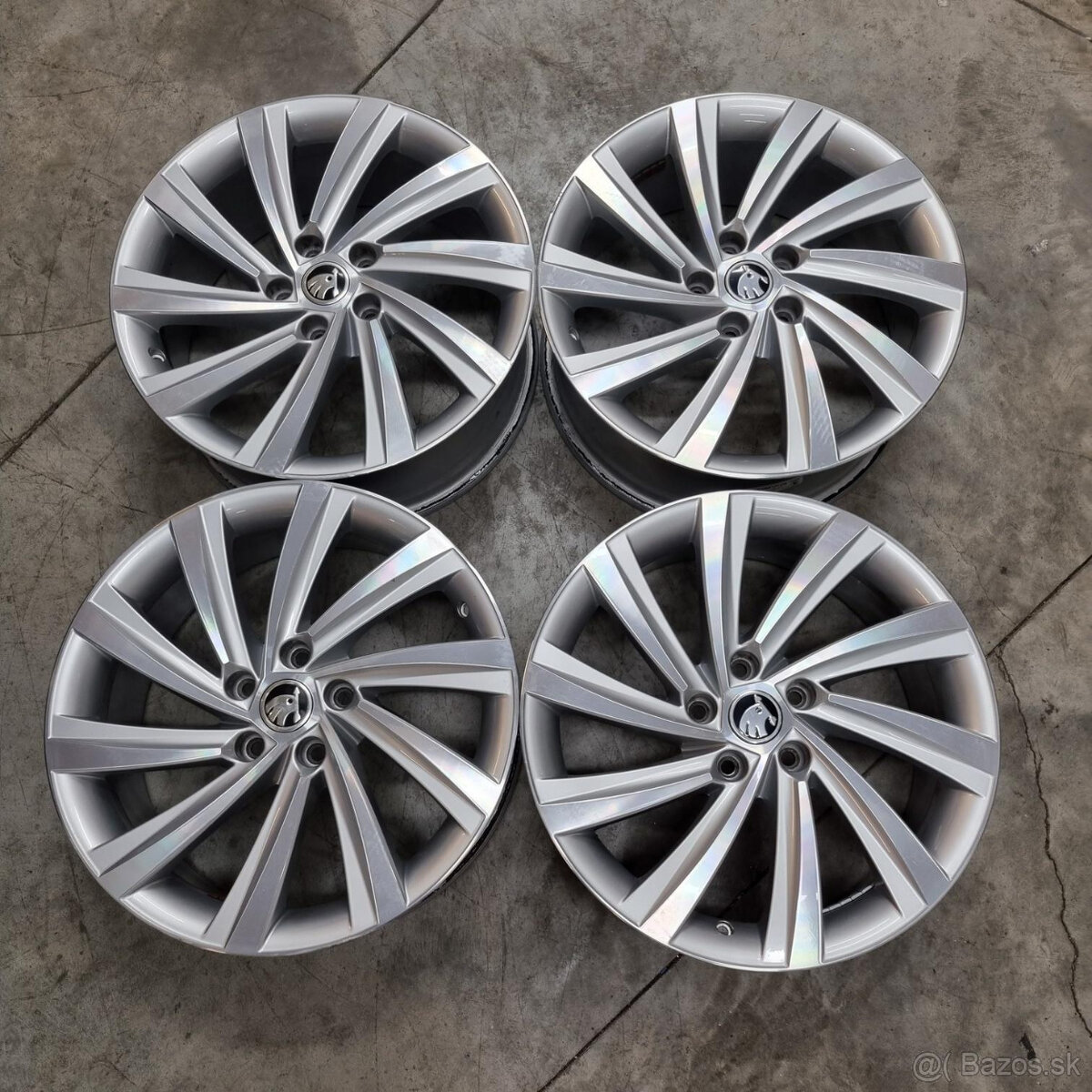 Škoda hliníkové disky 5x112 R18 7,5J ET48