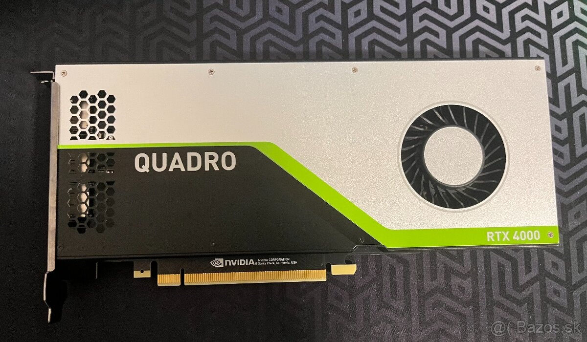 nVidia Quadro RTX 4000 8GB / Display Port a USB-C - GDDR6