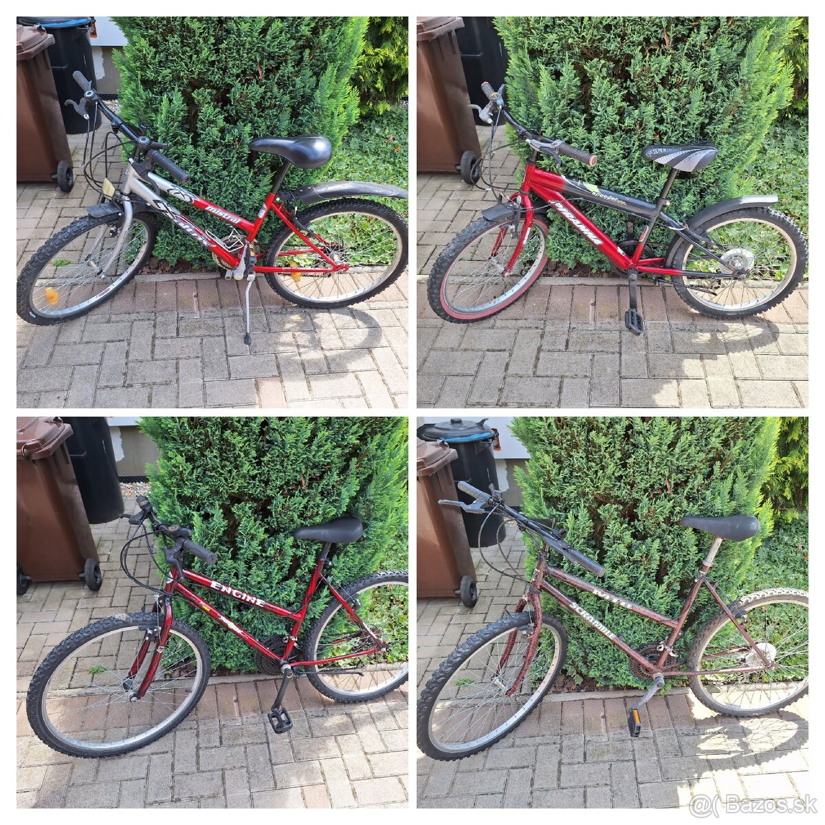Bicykel 4ks používané