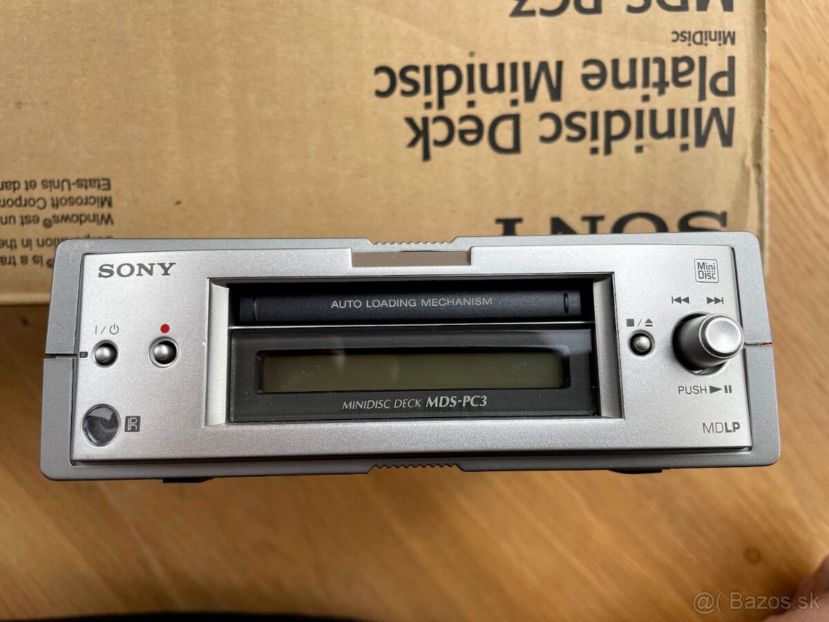 Minidisc SONY MDS-PC3 + doplnky  PCLK-MN10 USB