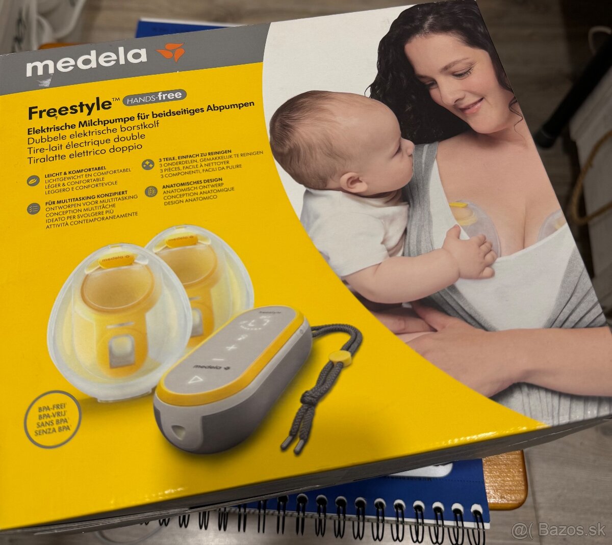 Odsávačka mlieka Medela Freestyle – výborný stav, 190 €