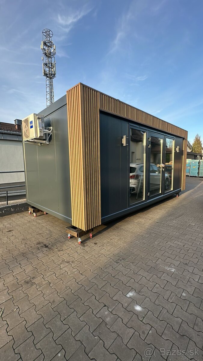 Modulárny kancelársky kontajner 6 × 3 m – ihneď k odberu