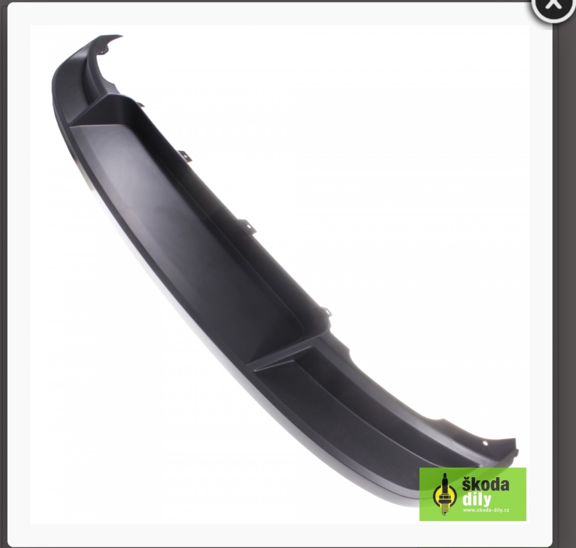 Skoda Superb 3 zadny difuzor