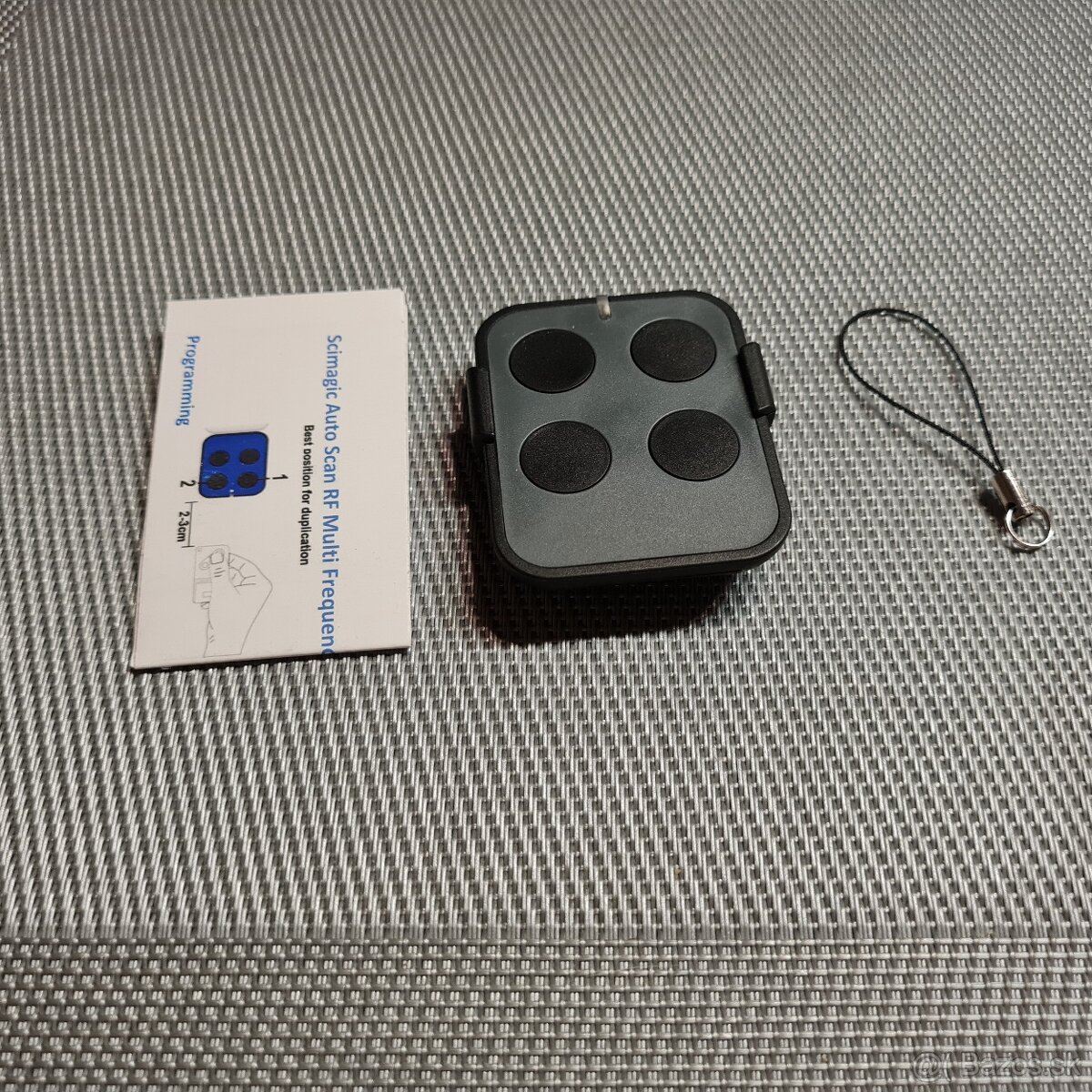 univerzálny dialkovy ovladac pre brany 4-kanálový