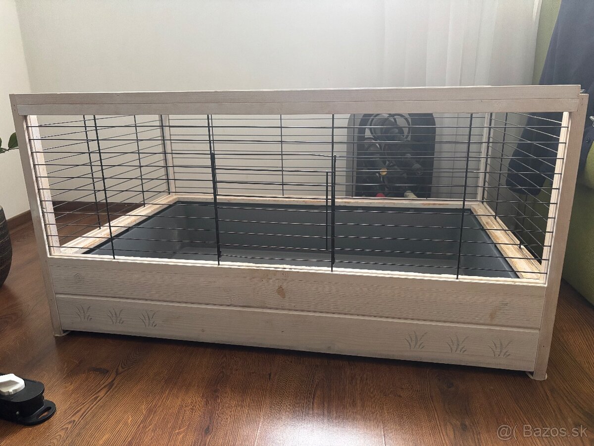 Klietka pre väčšie hlodavce s príslušenstvom