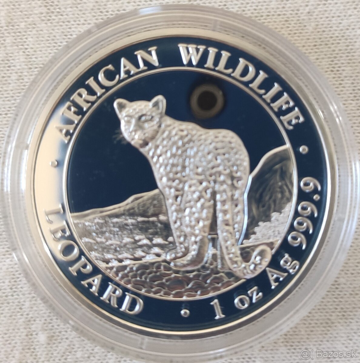 Investičné striebro 1 Oz African wildlife Leopard 2018