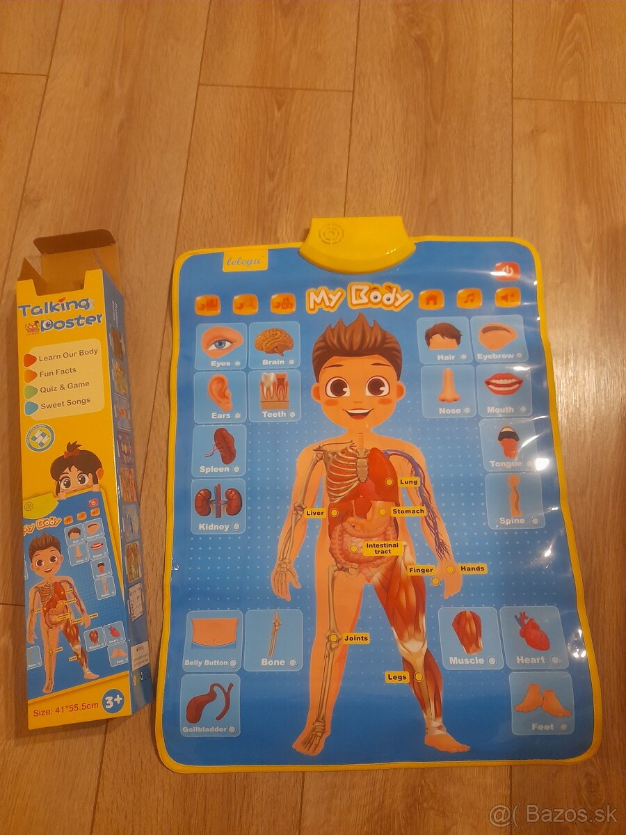 Interaktívny poster-ĺudské telo