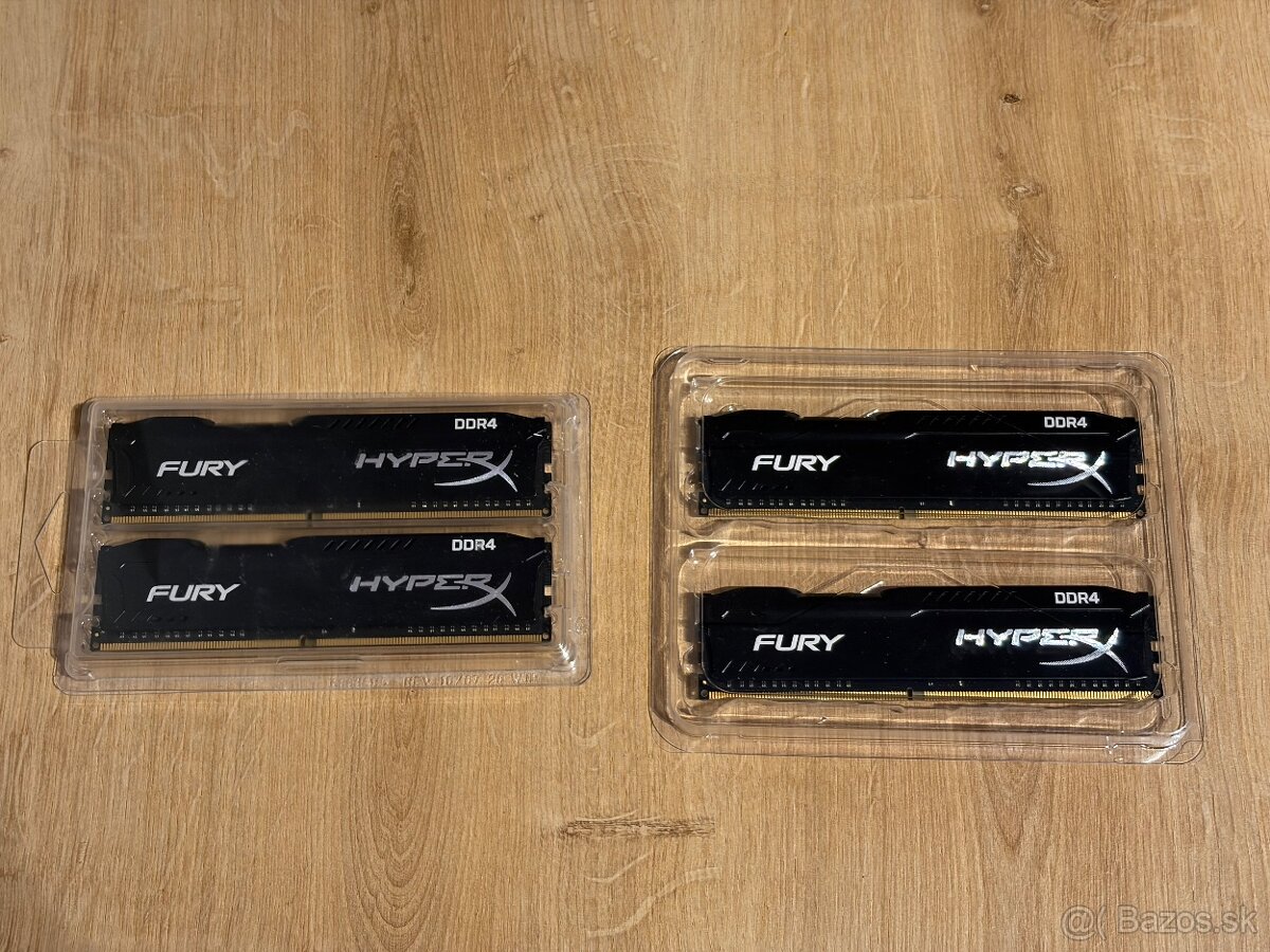 2 Sady 2x4GB Kingston DDR4-2133 CL14