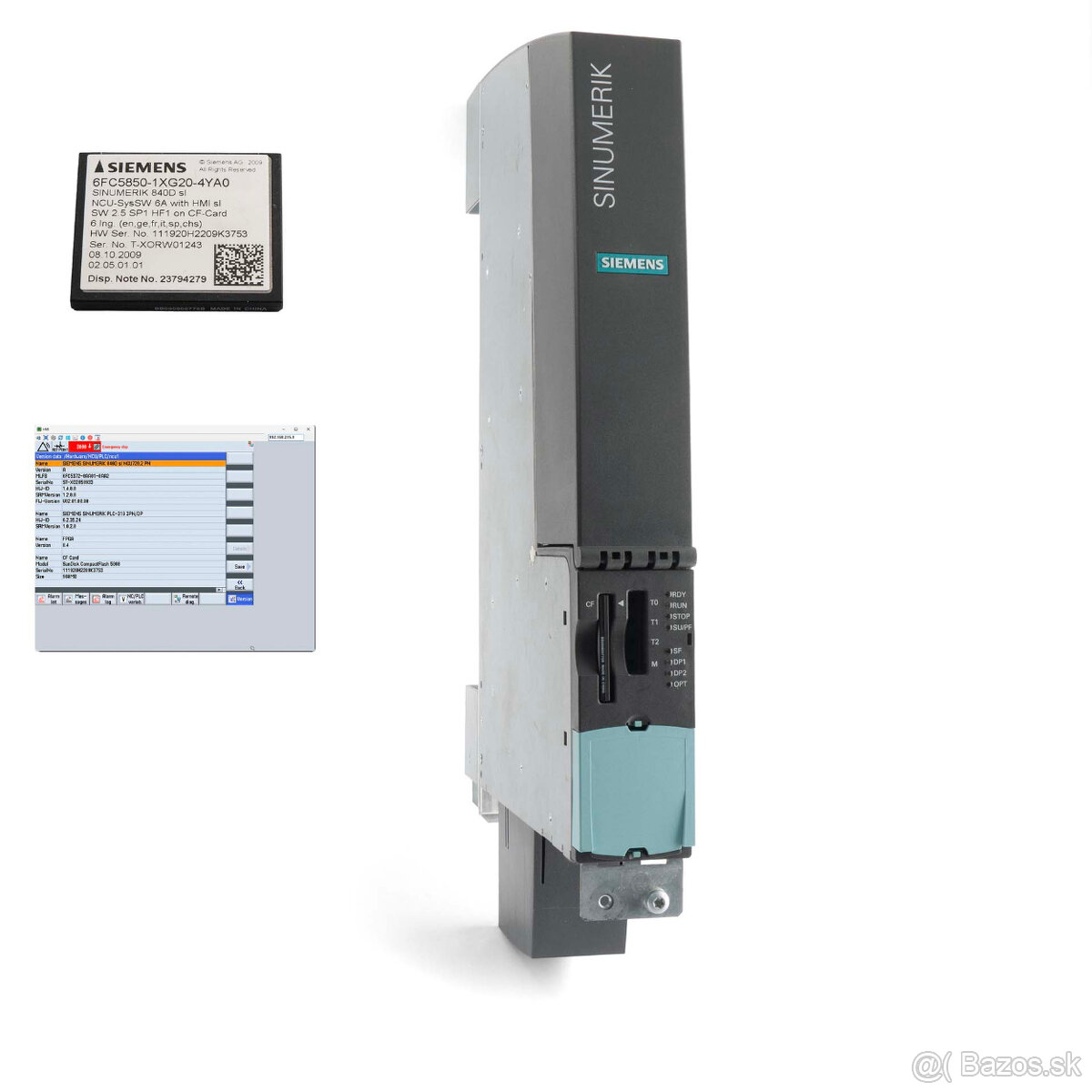 Siemens Sinumerik 840D sl NCU 720.2PN + karta