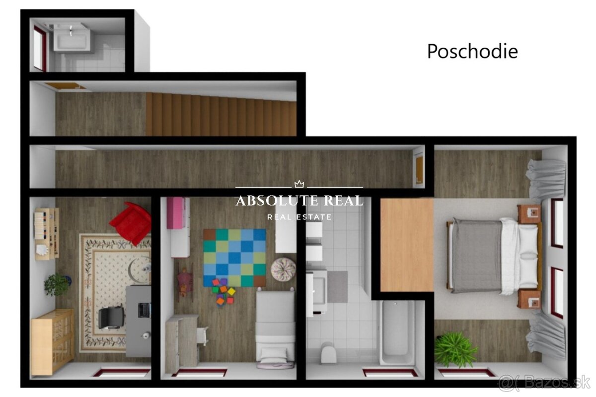 4i byt v Rodinnom dome, Vrakuňa, Podpriehradná ul., 209 m2