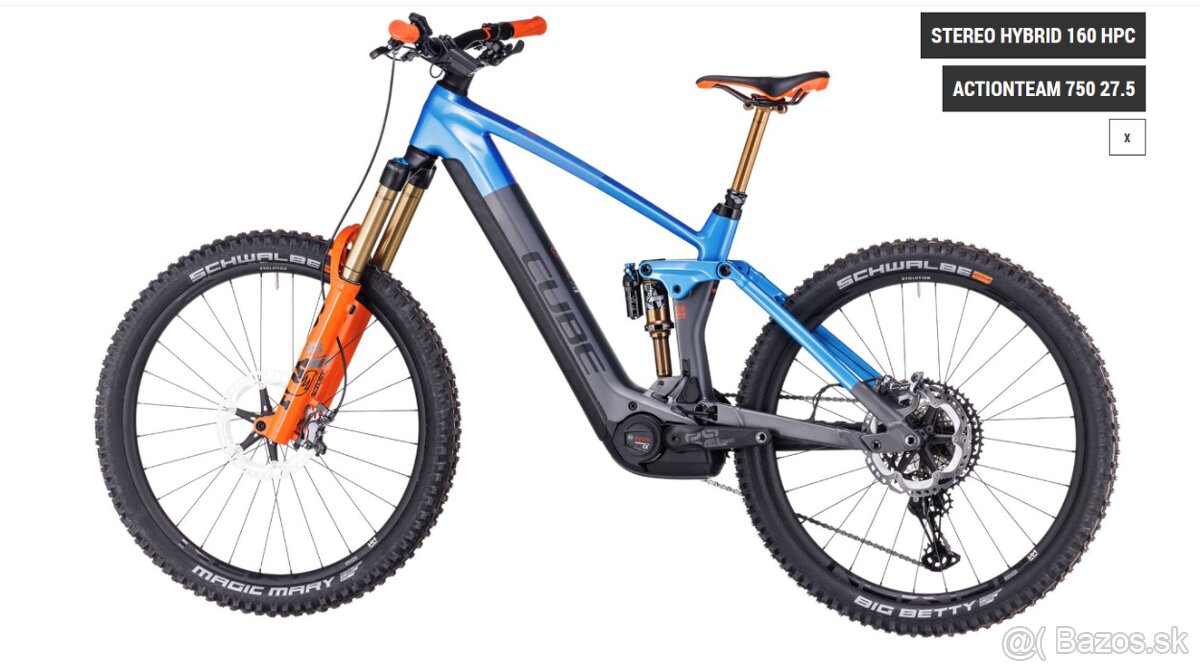 Cube Stereo Hybrid 160 HPC Actionteam 750 27.5