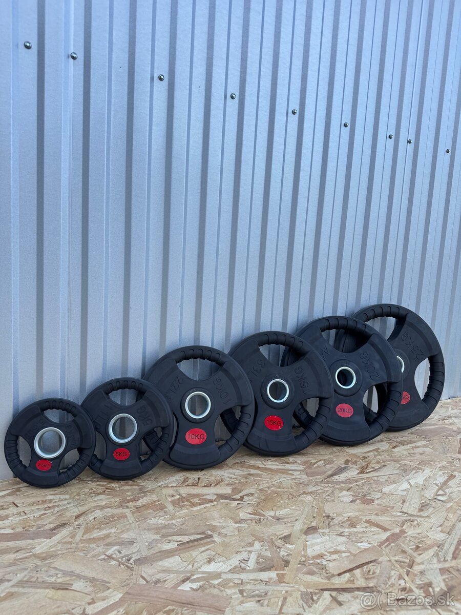 NOVÉ pogumované tri grip kotúče 50mm