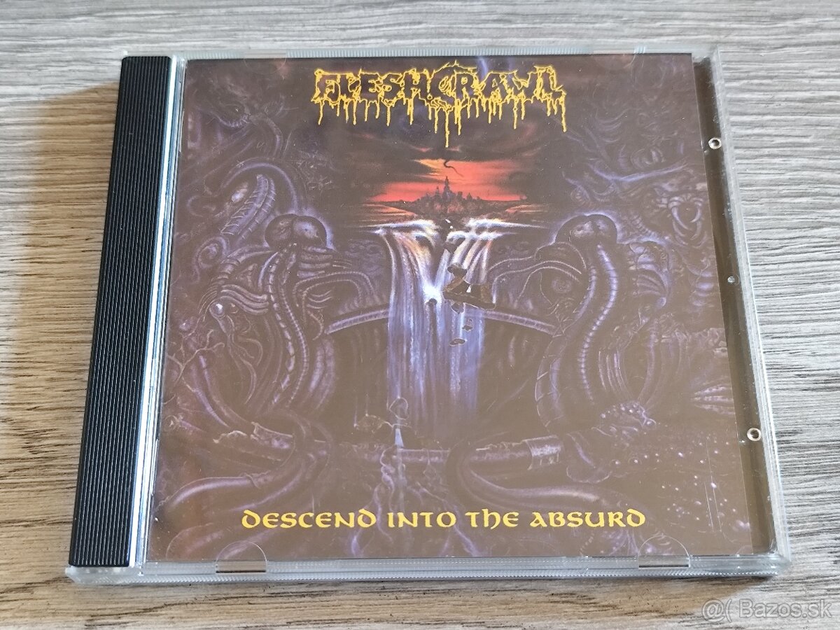 FLESHCRAWL - "Descend Into The Absurd" CD 1992/2015