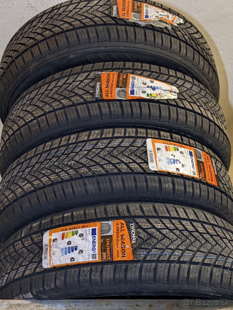 Celoročné pneu Tracmax 215/65 R17 DOT0524