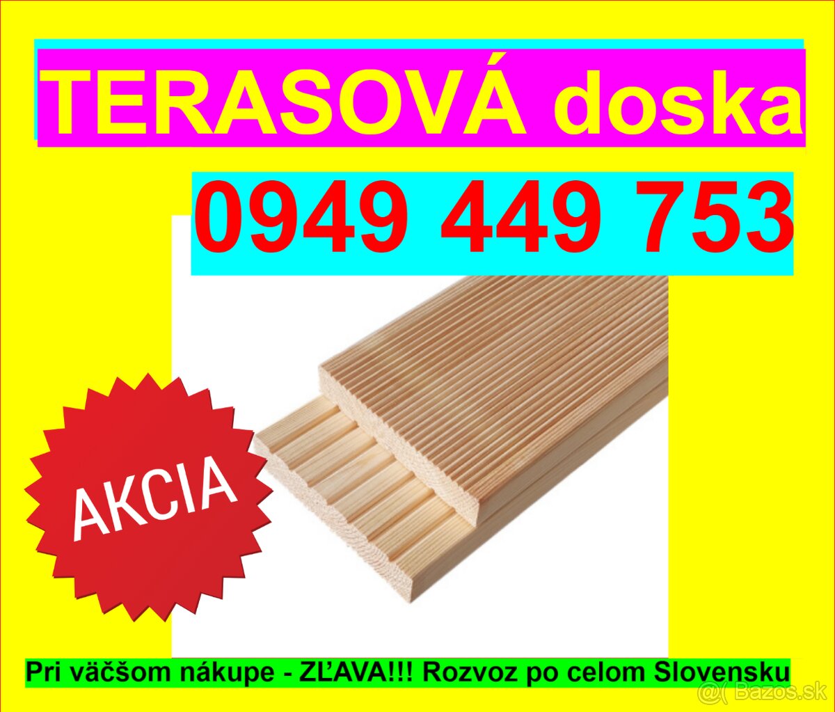#9 Najlacnejšia Terasová doska 0949 449 753