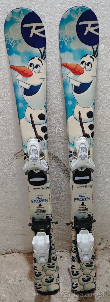 Detské lyže Rossignol, špeciálna edícia Frozen 92cm