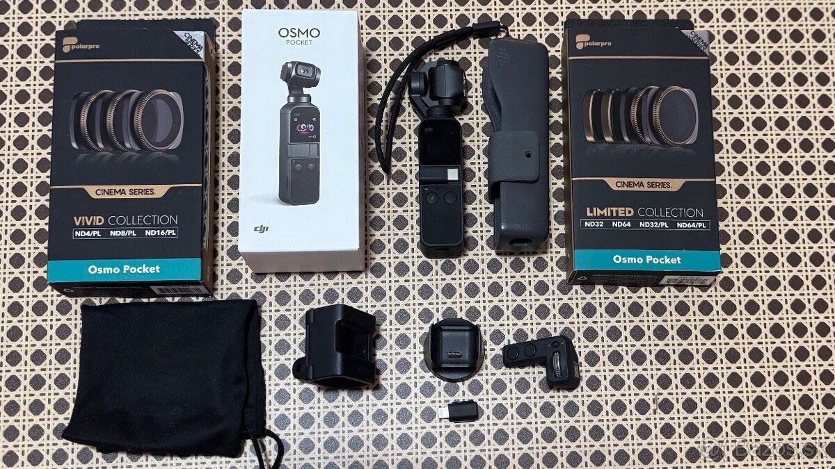 Dji Osmo pocket + polar Pro filtre