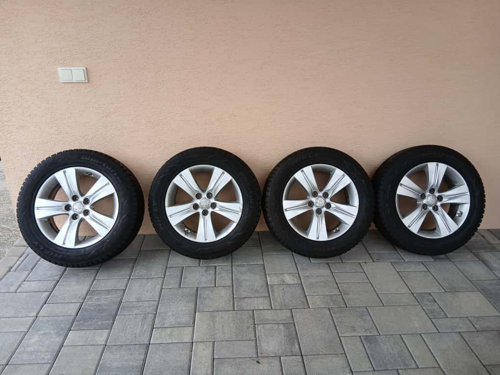 Predám zimné pneumatiky s diskami a senzormi tlaku