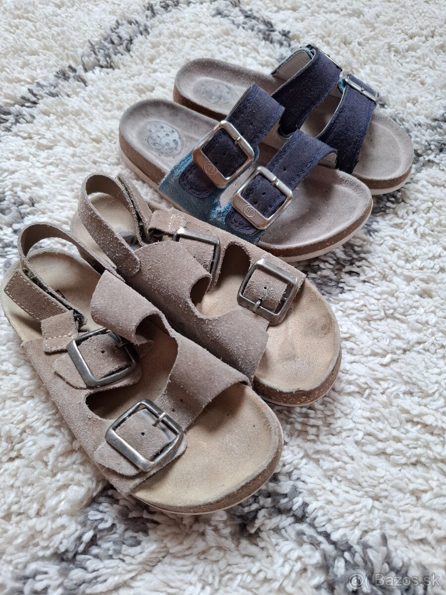 ZARA celokožené sandále veľ. 30 a dreváky