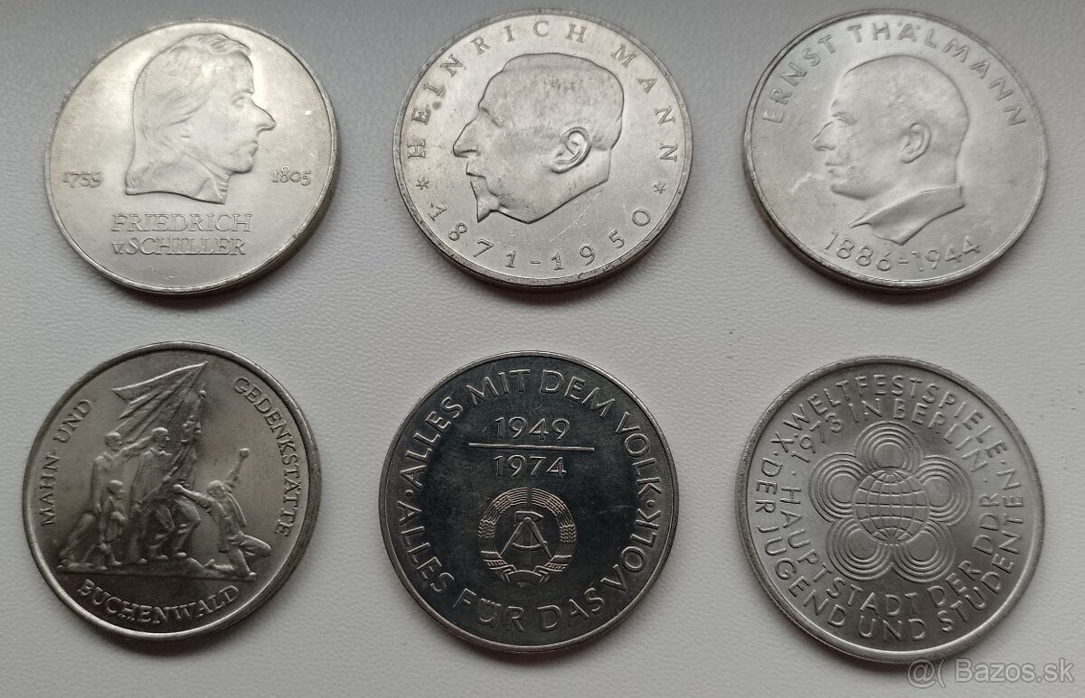 pamatne mince Nemecko - NDR