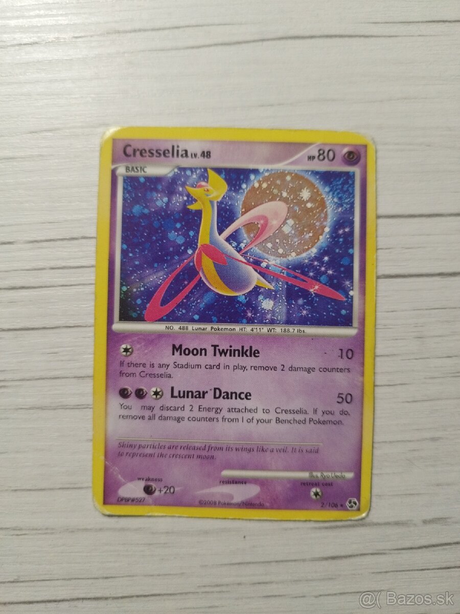 Predávam kartu cresselia