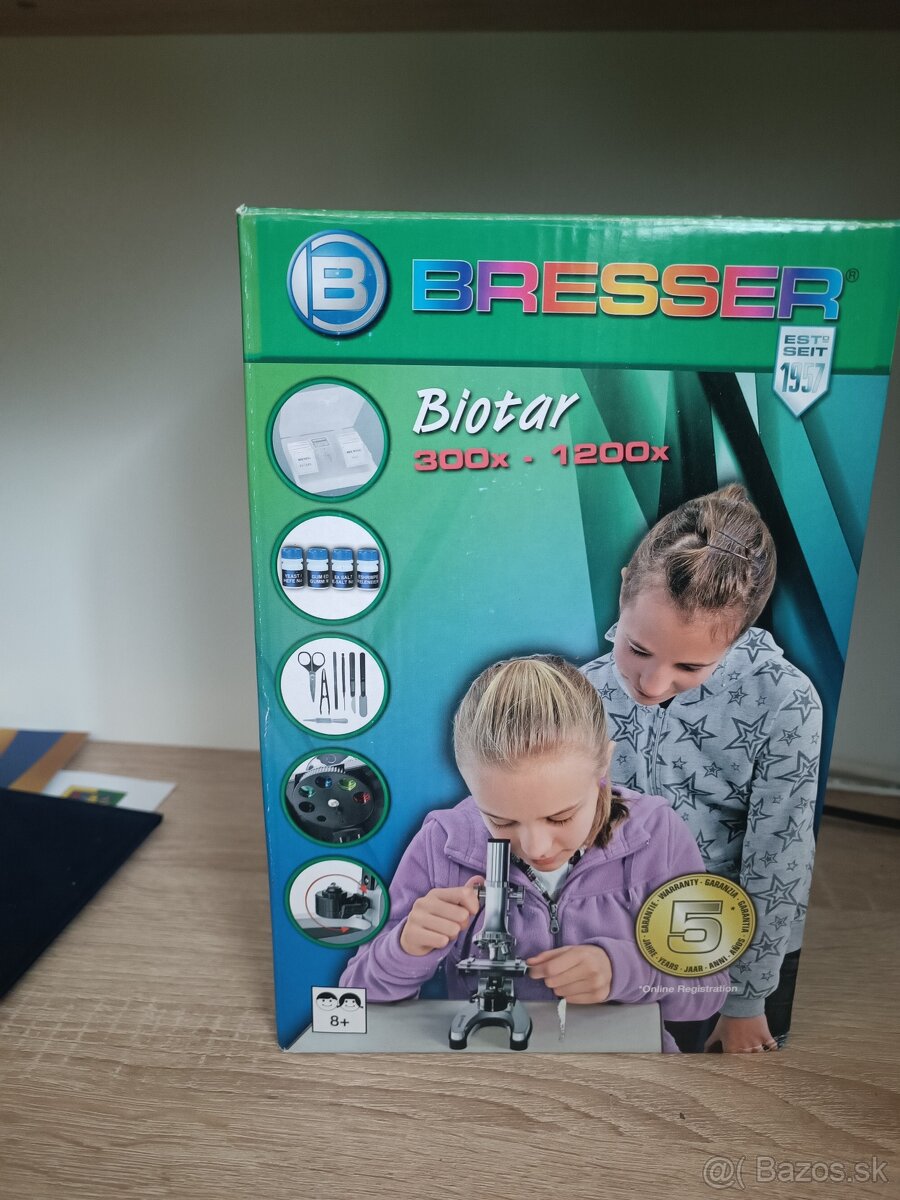Mikroskop BRESSER biotar 300x- 1200x