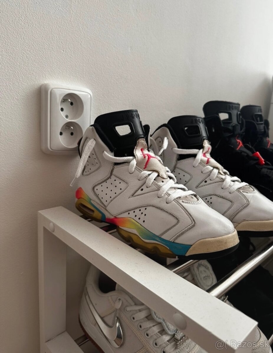 Jordan 6 rainbow dámske 38