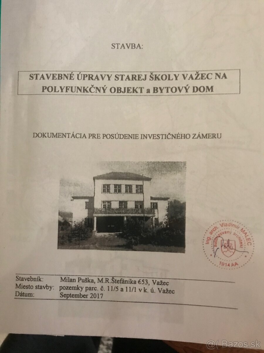 Investičná nehnuteľnosť vo Važci
