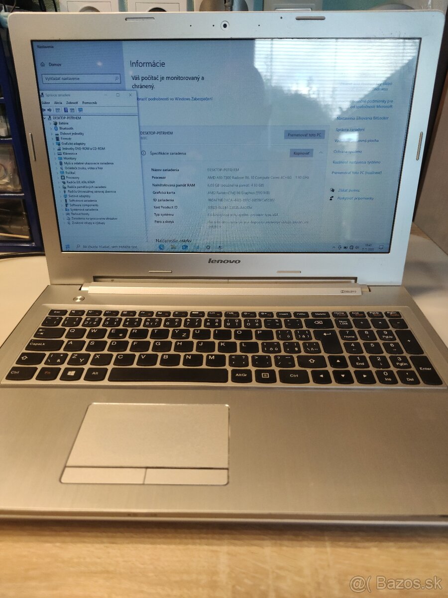 Predám Notebook Lenovo Z 50 - 75 Retail