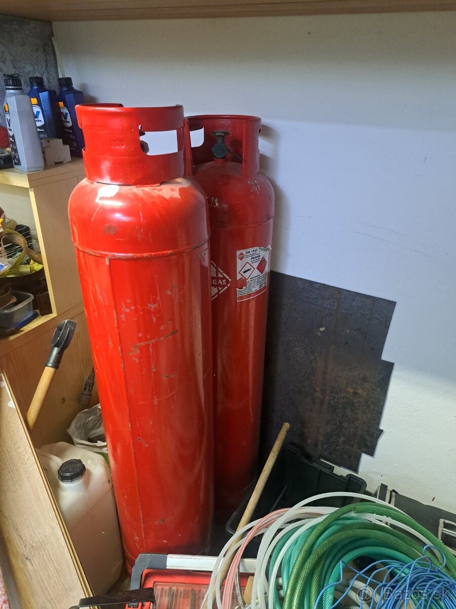 Predam propanbutanove fľaše 33kg