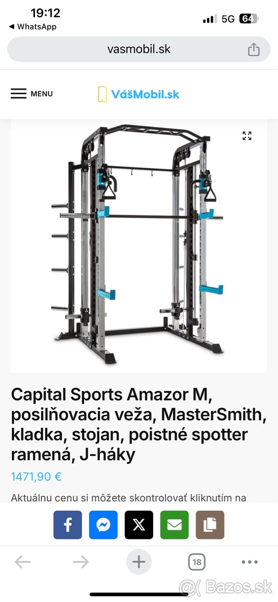Fitness stroje Multi Press