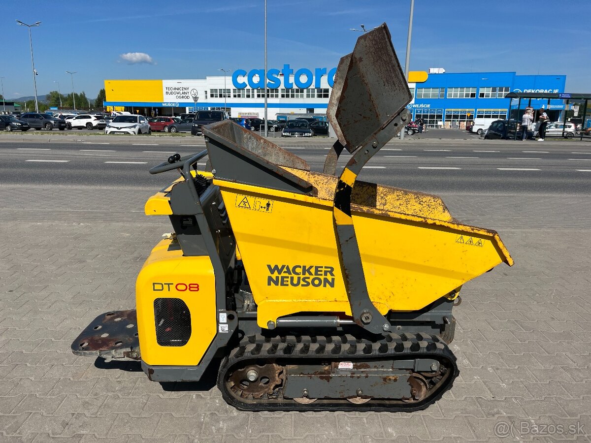 Samonakladaci minidumper Wacker Neuson DT08, Honda