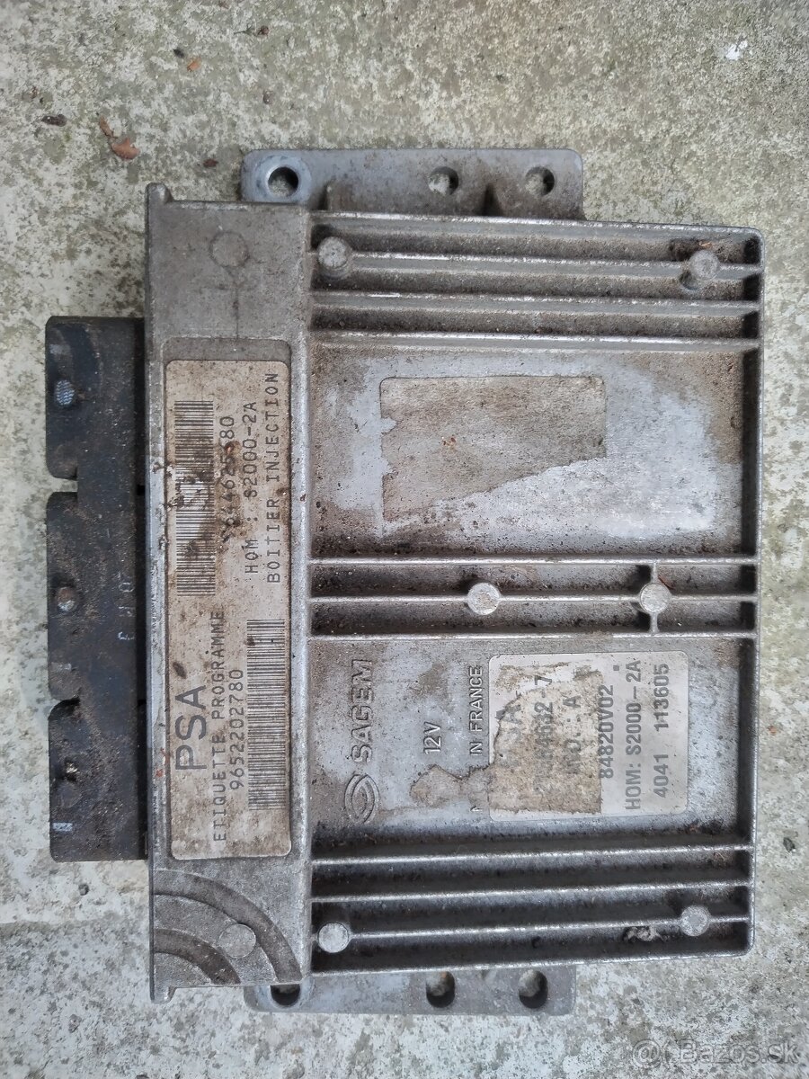 Riadiace jednotka Peugeot 206 1,4 benzín 54 Kw