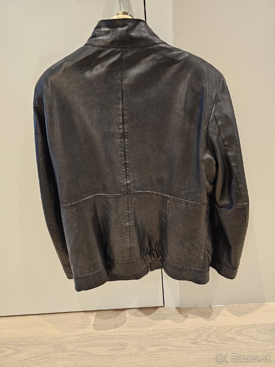 Kožená dámska bundička