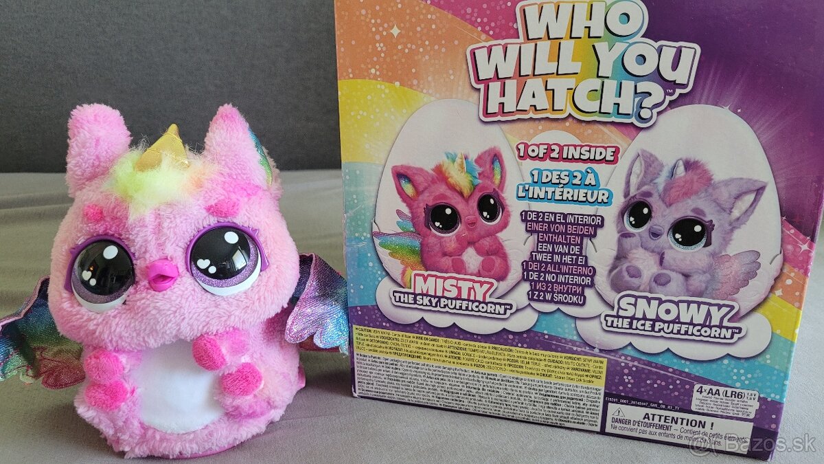 Hatchimals Alive-Pufficorn-rozbalený