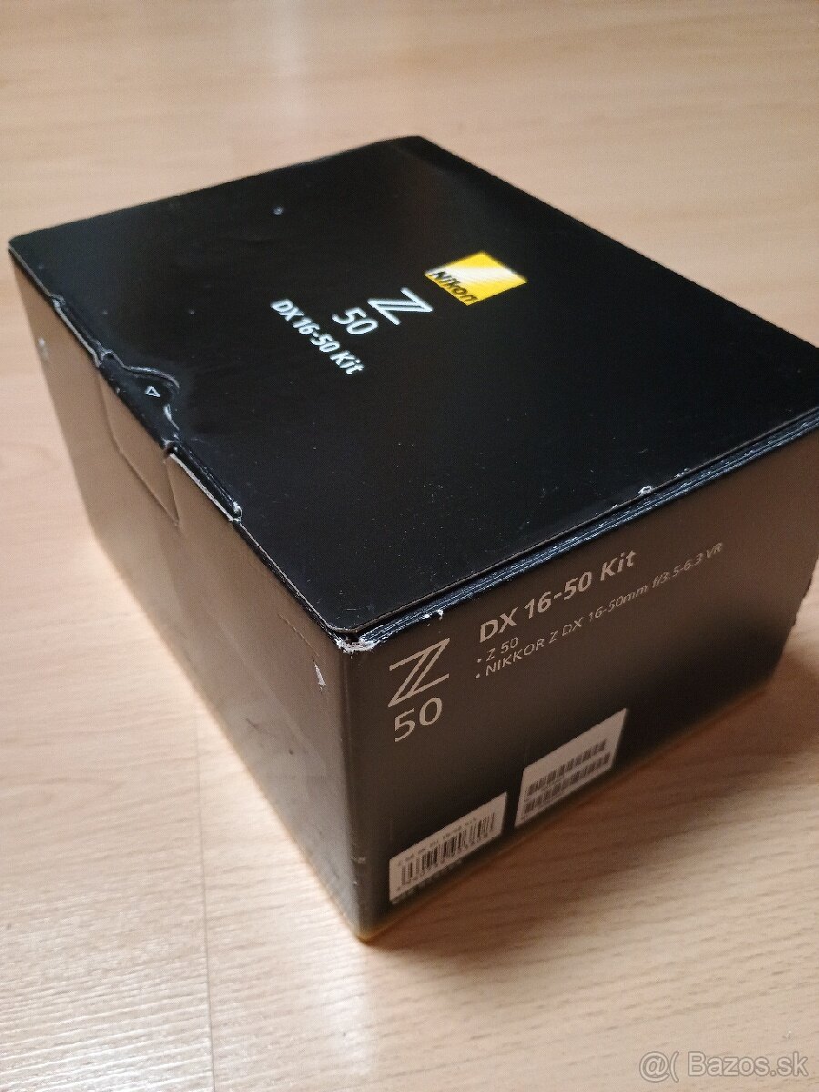 Nikon Z50 krabica