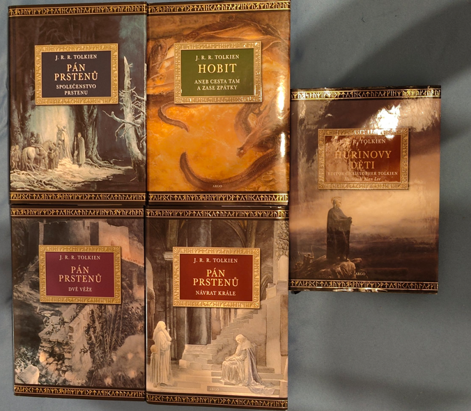 Tolkien / Hobit / Pan pstenu / Hurinovy deti / ilustrovane