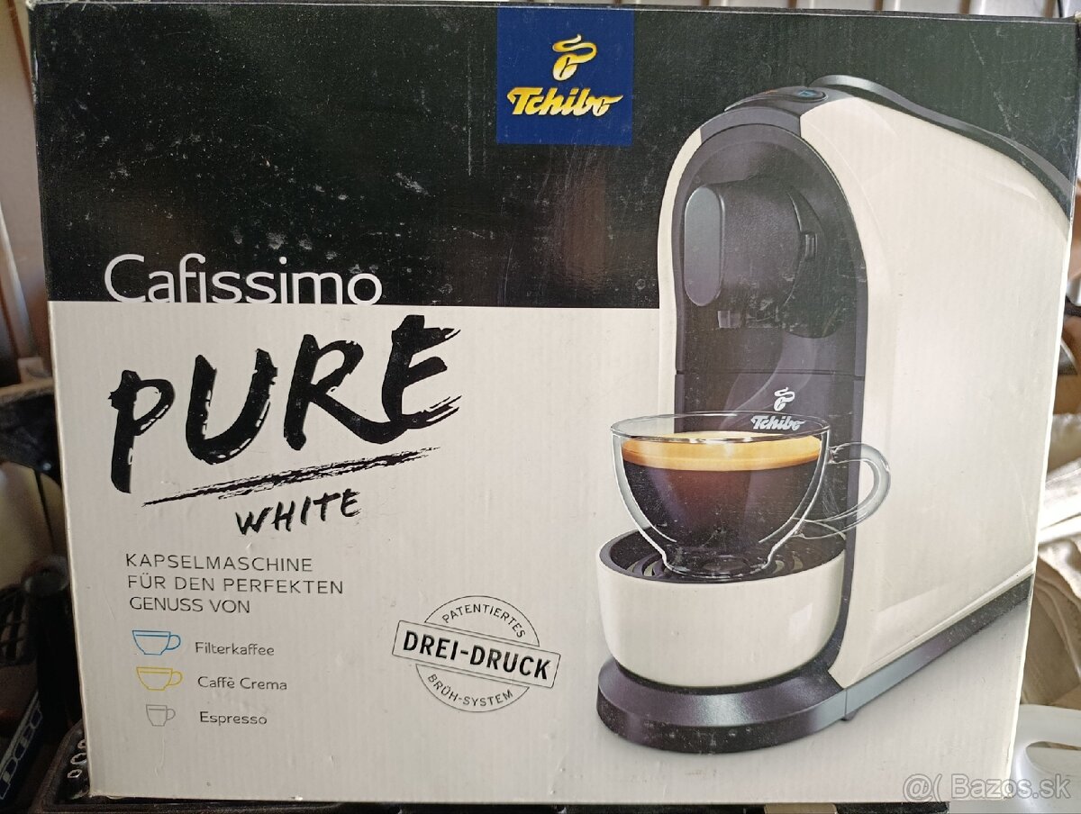 Predám kávovar Tchibo Cafissimo PURE white